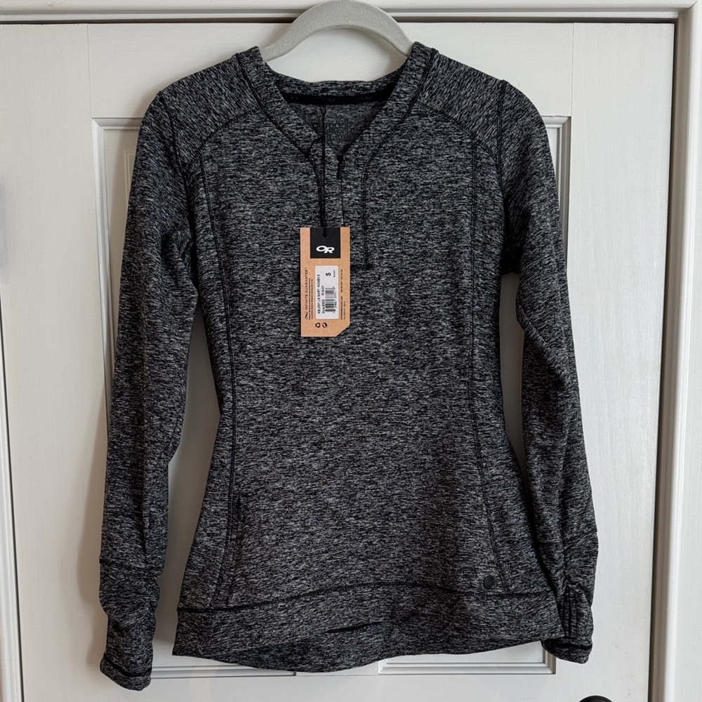 Outdoor Research | Women’s Charcoal Heather Black Sweatshirt | Size S/P | NWT